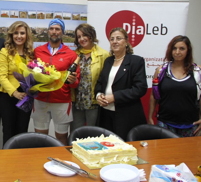 DiaLeb’s at Marjayoun Municipaity to celebrate the culmination of The Run